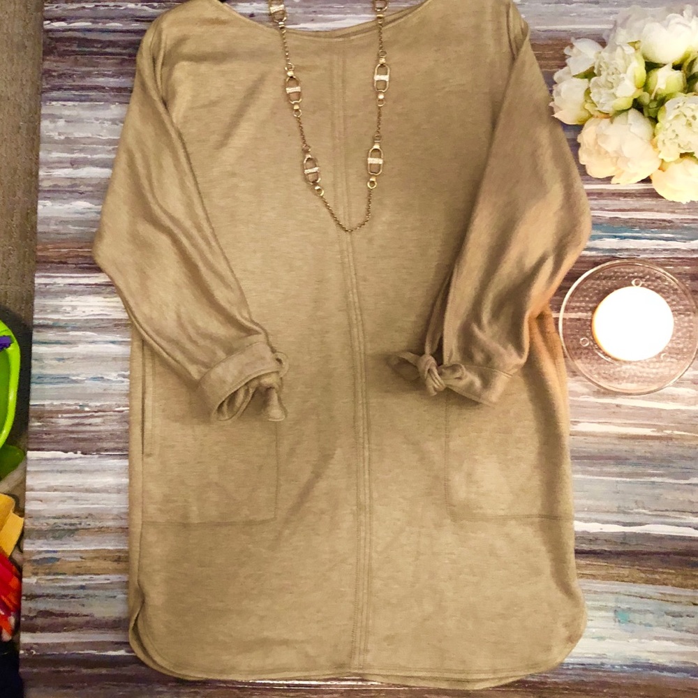 Max Studio Beige Dress [NWOT] Size S